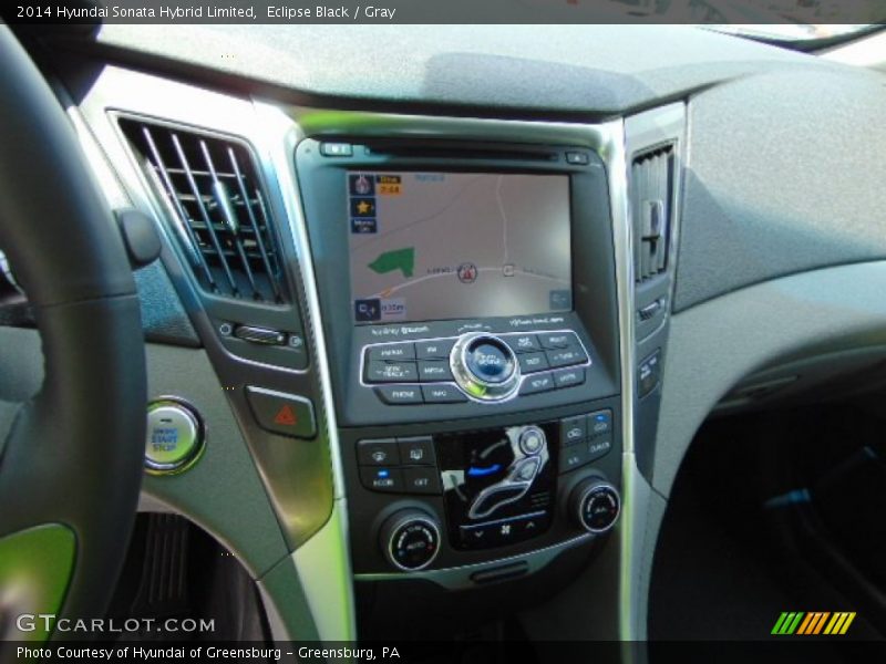 Eclipse Black / Gray 2014 Hyundai Sonata Hybrid Limited