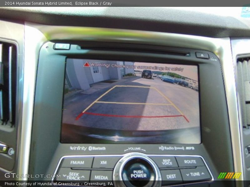 Eclipse Black / Gray 2014 Hyundai Sonata Hybrid Limited