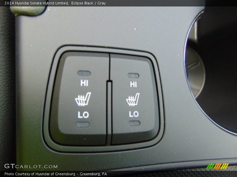 Eclipse Black / Gray 2014 Hyundai Sonata Hybrid Limited