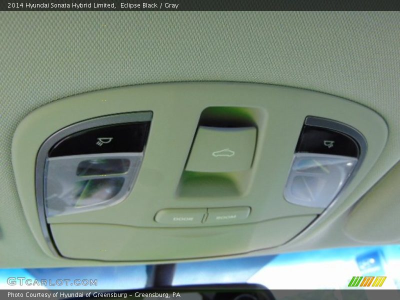 Eclipse Black / Gray 2014 Hyundai Sonata Hybrid Limited