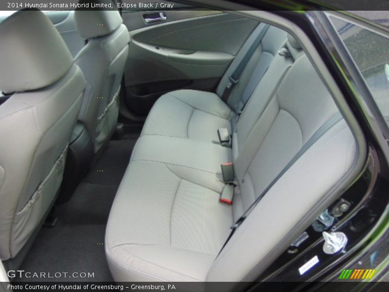 Eclipse Black / Gray 2014 Hyundai Sonata Hybrid Limited