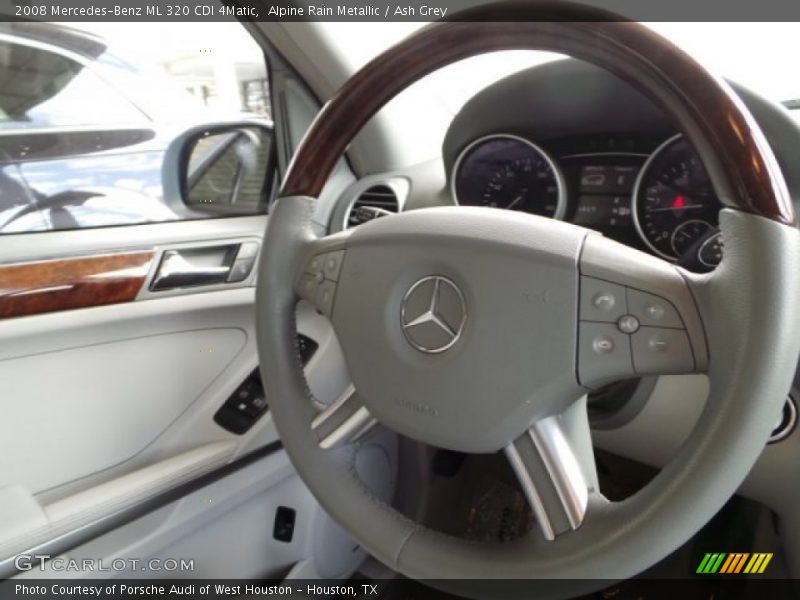 Alpine Rain Metallic / Ash Grey 2008 Mercedes-Benz ML 320 CDI 4Matic