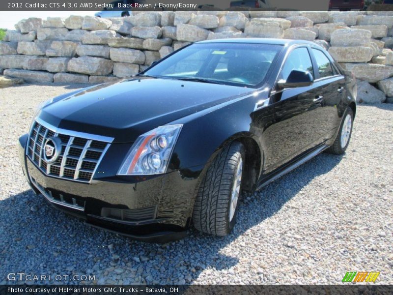 Black Raven / Ebony/Ebony 2012 Cadillac CTS 4 3.0 AWD Sedan