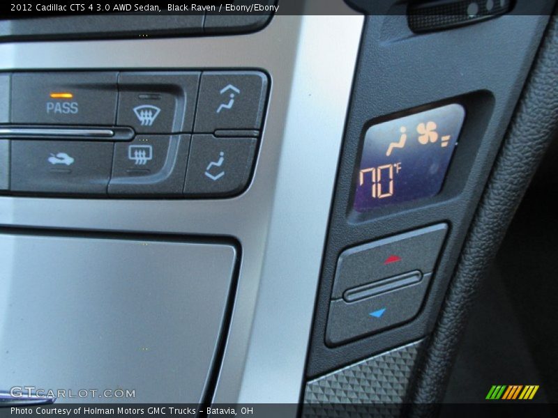 Black Raven / Ebony/Ebony 2012 Cadillac CTS 4 3.0 AWD Sedan
