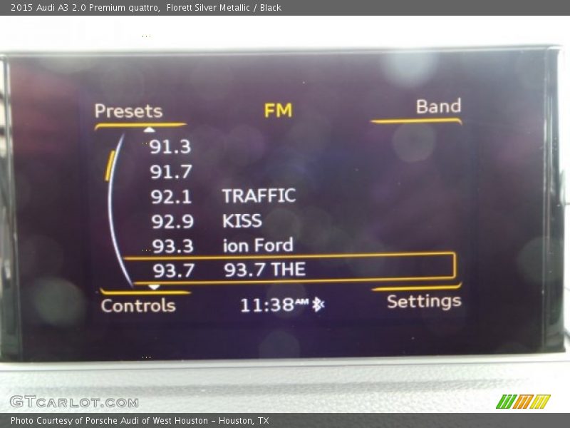 Florett Silver Metallic / Black 2015 Audi A3 2.0 Premium quattro