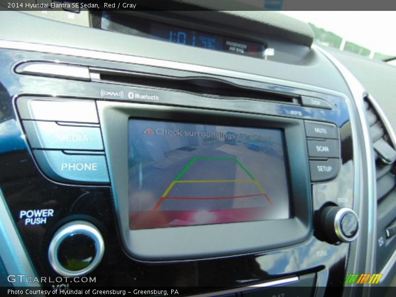 Red / Gray 2014 Hyundai Elantra SE Sedan