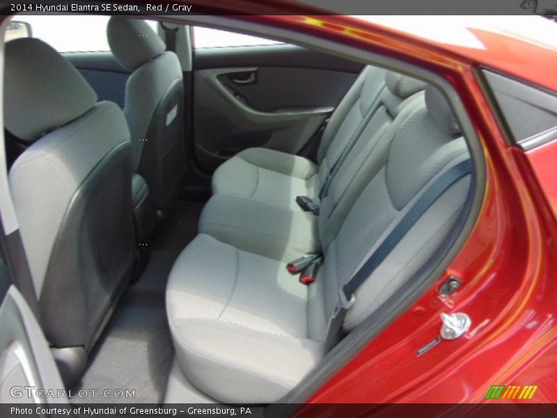 Red / Gray 2014 Hyundai Elantra SE Sedan