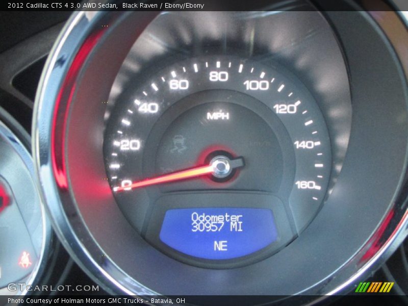 Black Raven / Ebony/Ebony 2012 Cadillac CTS 4 3.0 AWD Sedan