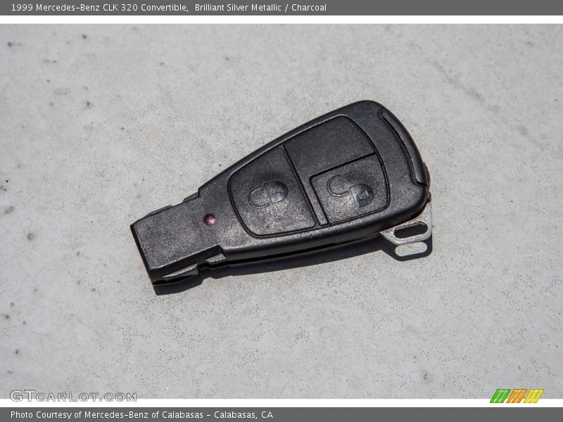 Brilliant Silver Metallic / Charcoal 1999 Mercedes-Benz CLK 320 Convertible
