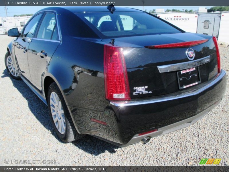 Black Raven / Ebony/Ebony 2012 Cadillac CTS 4 3.0 AWD Sedan