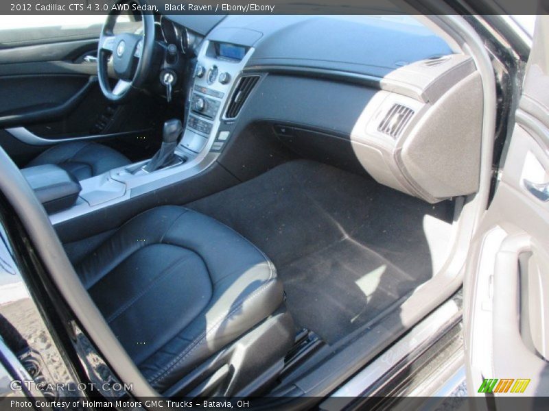 Black Raven / Ebony/Ebony 2012 Cadillac CTS 4 3.0 AWD Sedan