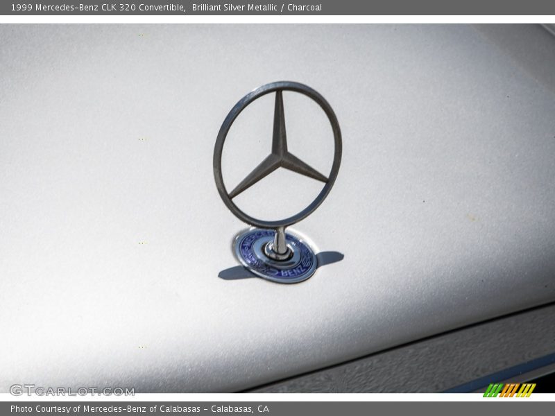 Brilliant Silver Metallic / Charcoal 1999 Mercedes-Benz CLK 320 Convertible
