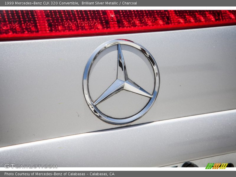 Brilliant Silver Metallic / Charcoal 1999 Mercedes-Benz CLK 320 Convertible