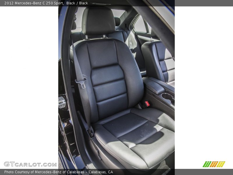 Front Seat of 2012 C 250 Sport