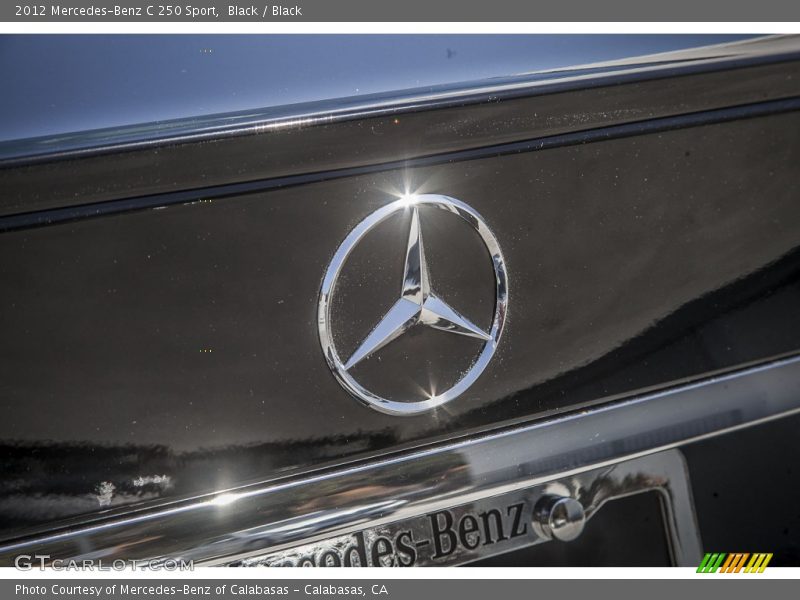 Black / Black 2012 Mercedes-Benz C 250 Sport