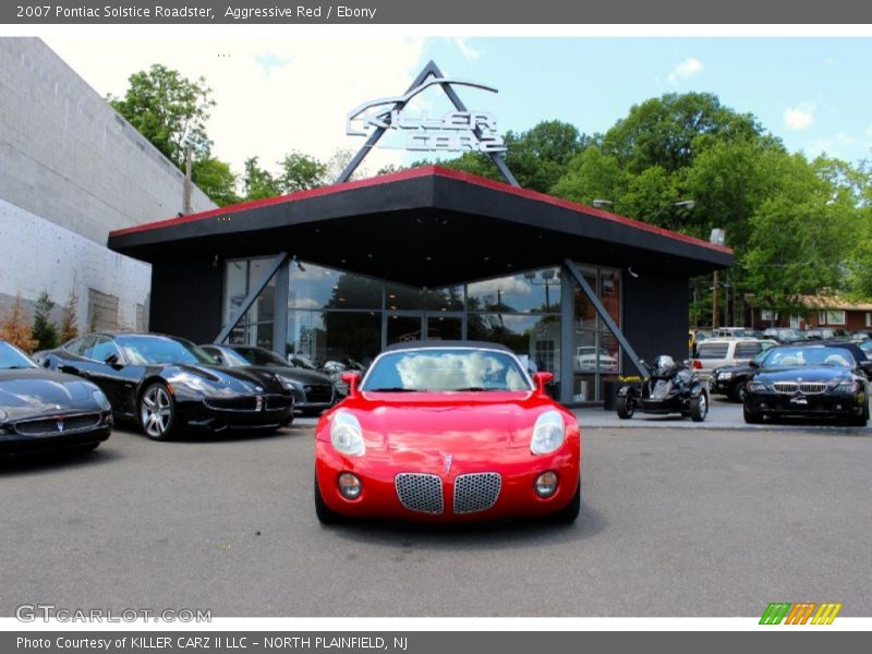 Aggressive Red / Ebony 2007 Pontiac Solstice Roadster