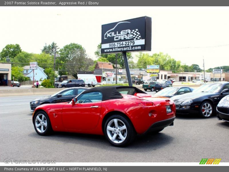 Aggressive Red / Ebony 2007 Pontiac Solstice Roadster