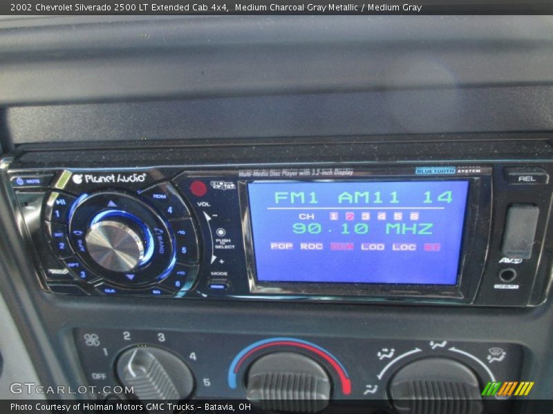 Medium Charcoal Gray Metallic / Medium Gray 2002 Chevrolet Silverado 2500 LT Extended Cab 4x4