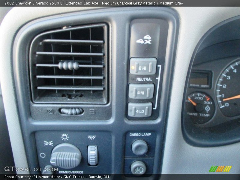 Medium Charcoal Gray Metallic / Medium Gray 2002 Chevrolet Silverado 2500 LT Extended Cab 4x4