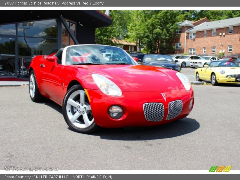 Aggressive Red / Ebony 2007 Pontiac Solstice Roadster