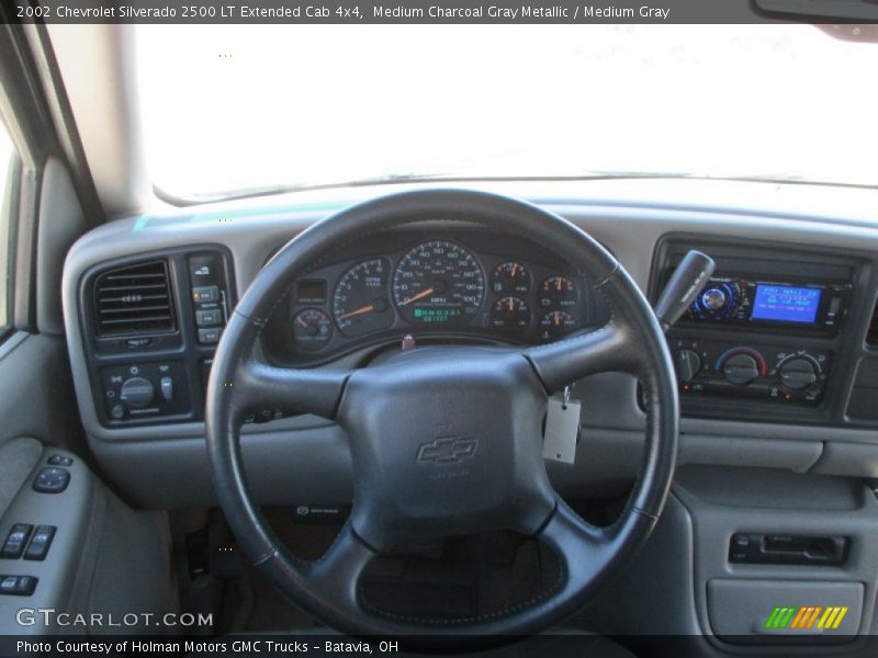 Medium Charcoal Gray Metallic / Medium Gray 2002 Chevrolet Silverado 2500 LT Extended Cab 4x4
