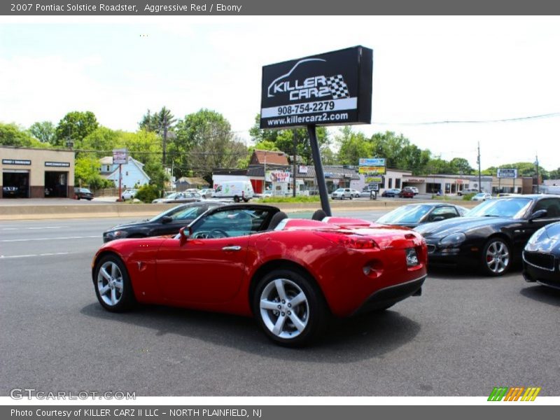 Aggressive Red / Ebony 2007 Pontiac Solstice Roadster