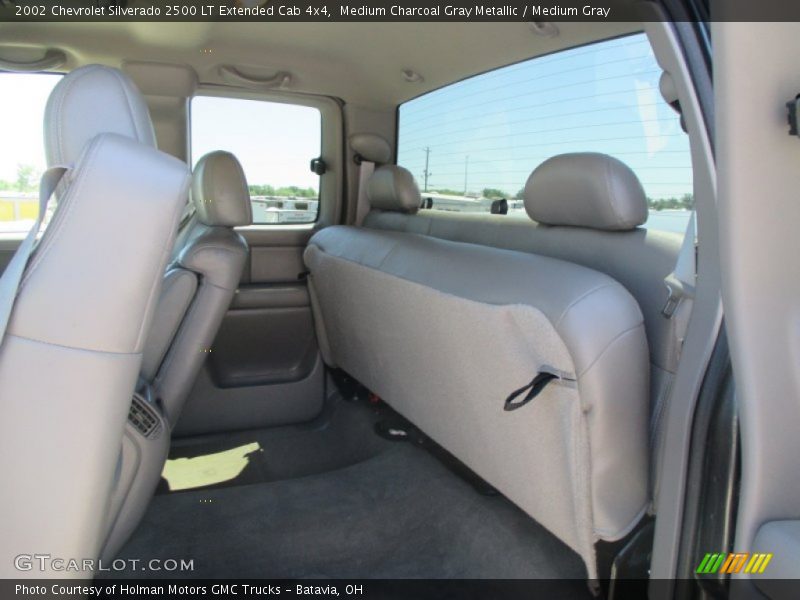 Medium Charcoal Gray Metallic / Medium Gray 2002 Chevrolet Silverado 2500 LT Extended Cab 4x4