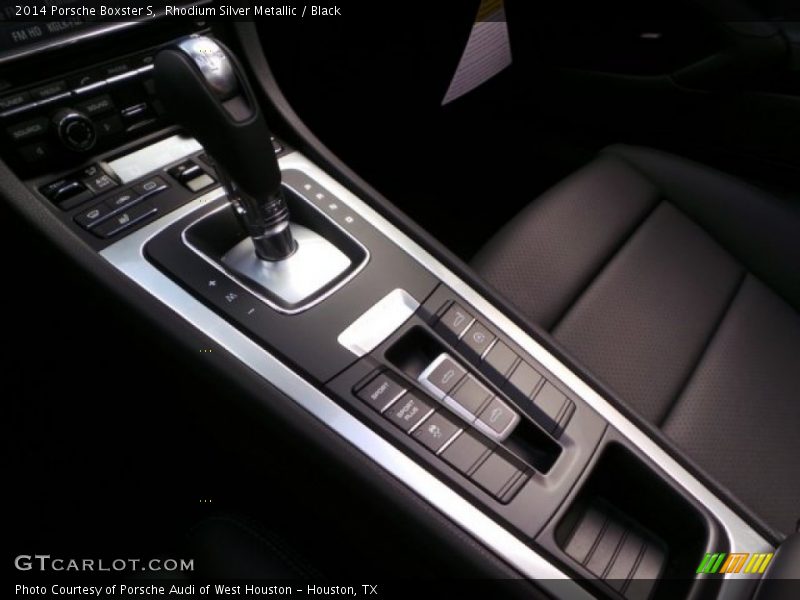 Rhodium Silver Metallic / Black 2014 Porsche Boxster S