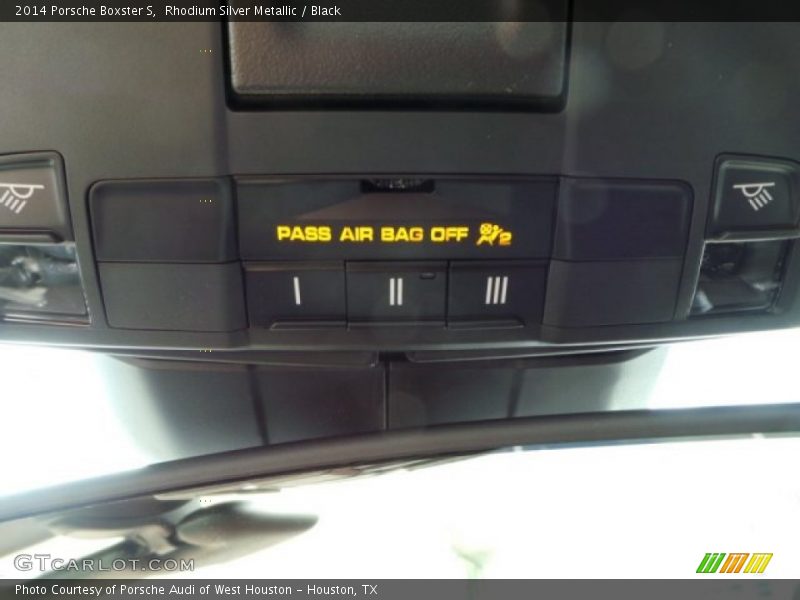 Rhodium Silver Metallic / Black 2014 Porsche Boxster S