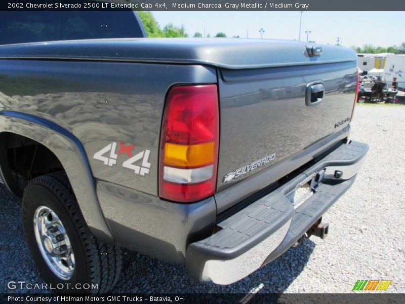 Medium Charcoal Gray Metallic / Medium Gray 2002 Chevrolet Silverado 2500 LT Extended Cab 4x4