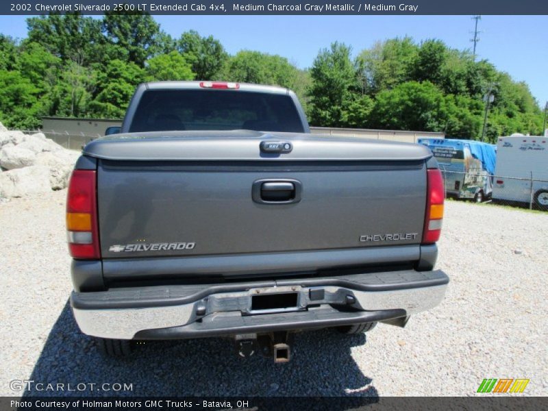 Medium Charcoal Gray Metallic / Medium Gray 2002 Chevrolet Silverado 2500 LT Extended Cab 4x4