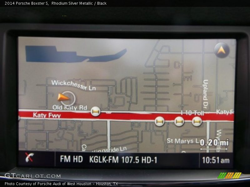 Navigation of 2014 Boxster S