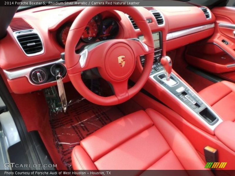  2014 Boxster S Carrera Red Natural Leather Interior
