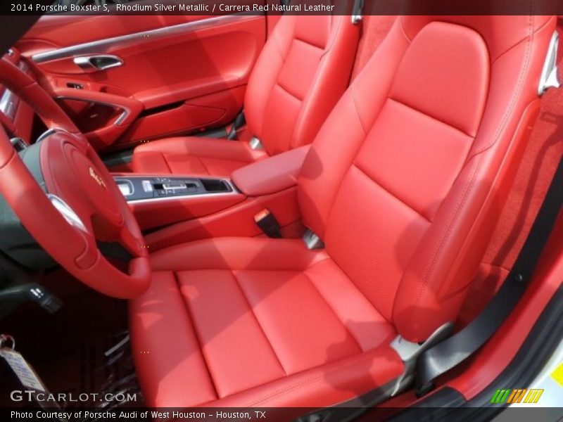 Front Seat of 2014 Boxster S