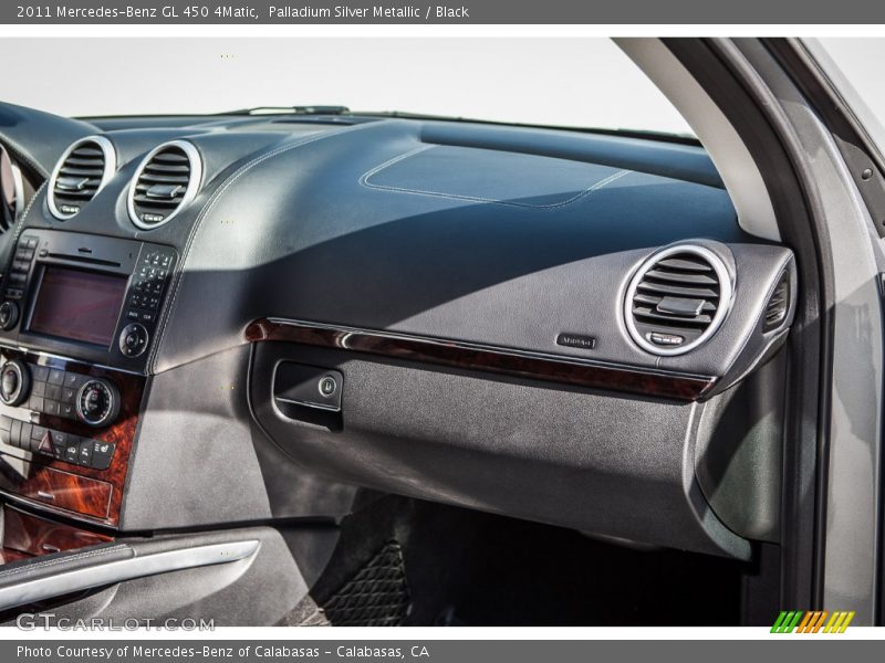 Palladium Silver Metallic / Black 2011 Mercedes-Benz GL 450 4Matic
