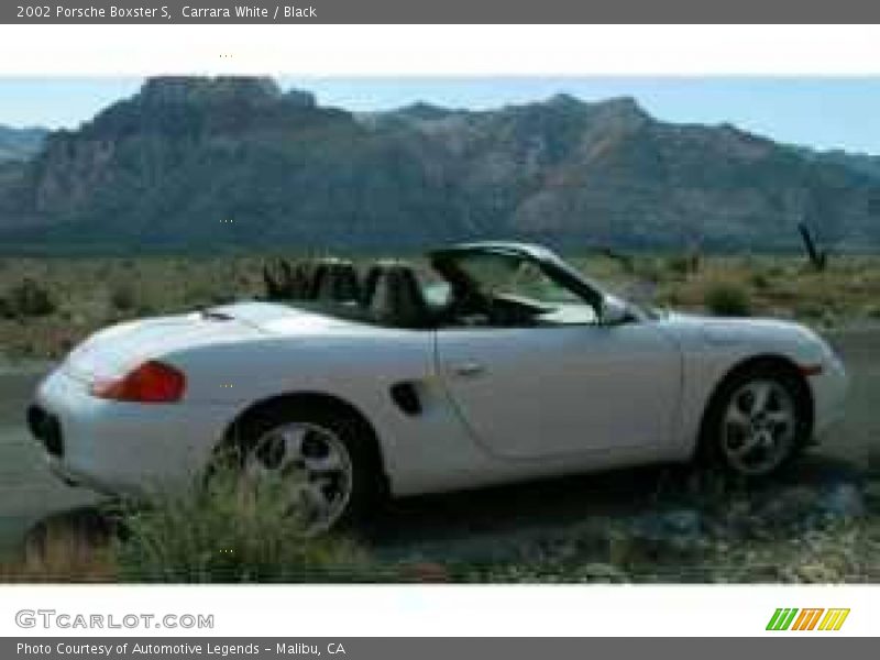 Carrara White / Black 2002 Porsche Boxster S