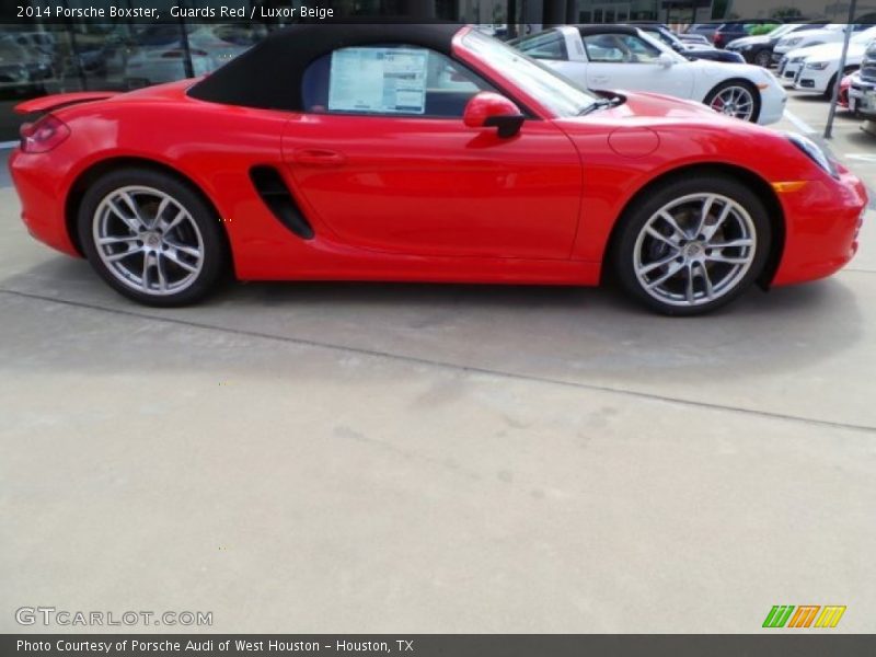 Guards Red / Luxor Beige 2014 Porsche Boxster