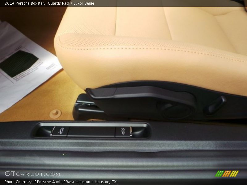 Guards Red / Luxor Beige 2014 Porsche Boxster