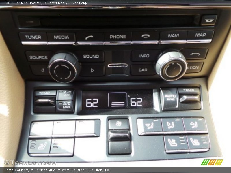 Controls of 2014 Boxster 