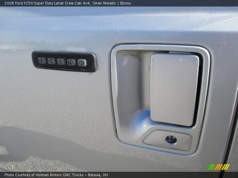 Silver Metallic / Ebony 2008 Ford F250 Super Duty Lariat Crew Cab 4x4