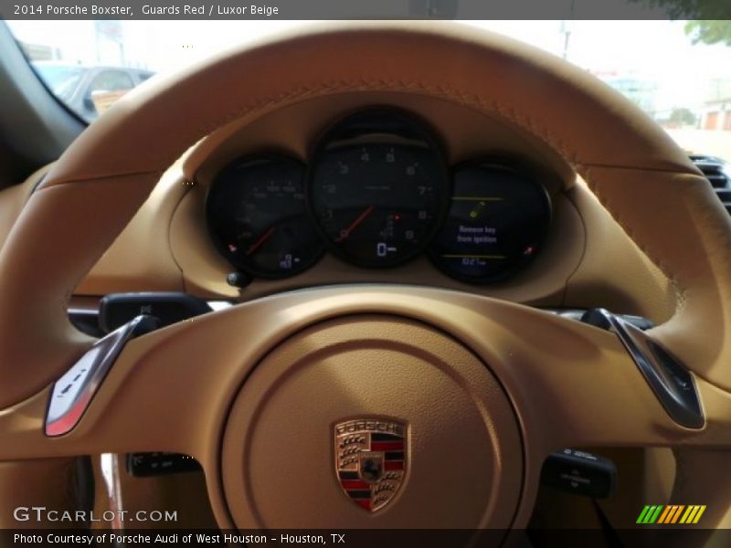 Guards Red / Luxor Beige 2014 Porsche Boxster