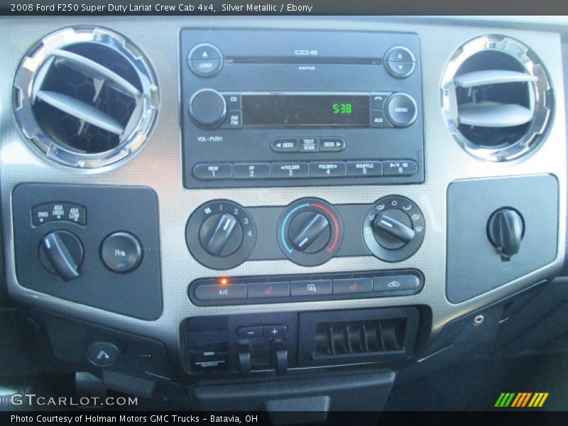 Silver Metallic / Ebony 2008 Ford F250 Super Duty Lariat Crew Cab 4x4