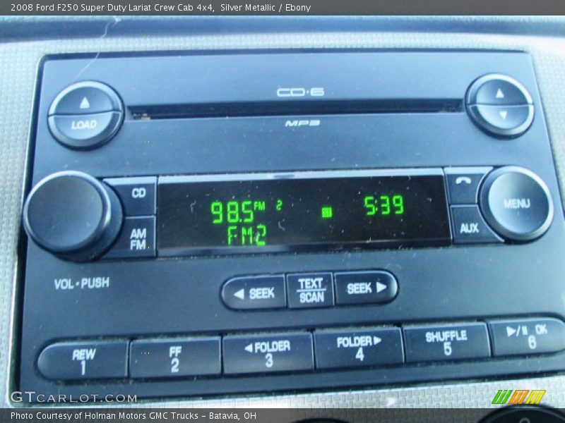 Silver Metallic / Ebony 2008 Ford F250 Super Duty Lariat Crew Cab 4x4