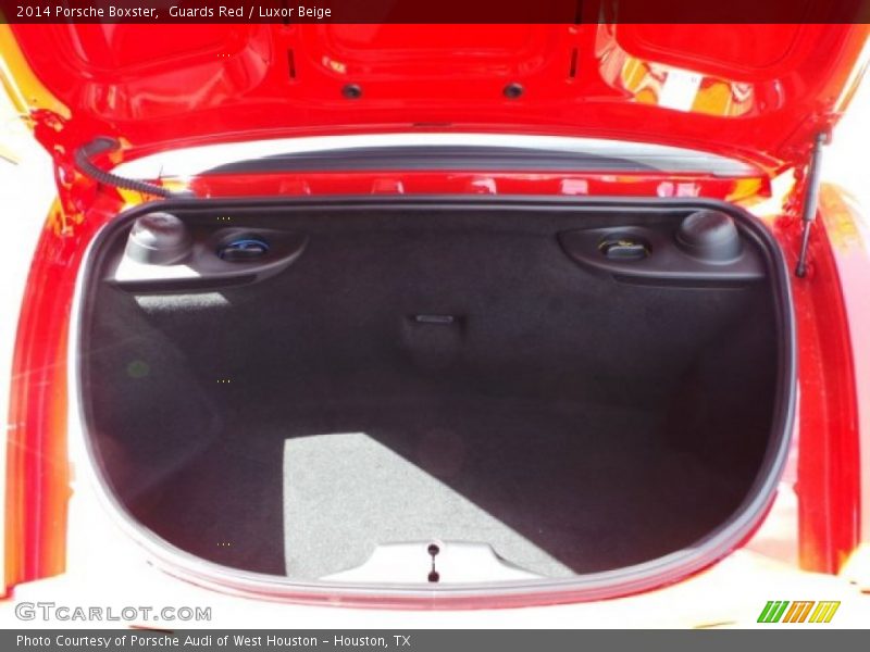 Guards Red / Luxor Beige 2014 Porsche Boxster