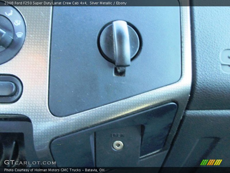 Silver Metallic / Ebony 2008 Ford F250 Super Duty Lariat Crew Cab 4x4