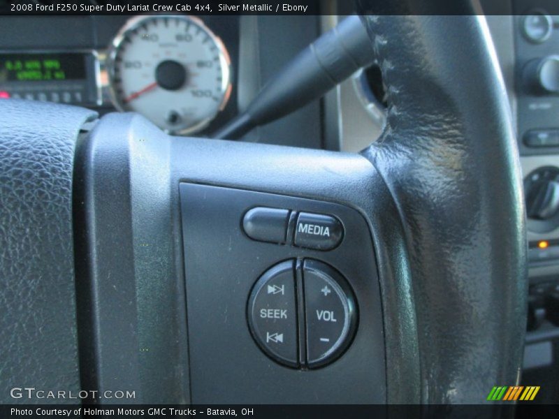 Silver Metallic / Ebony 2008 Ford F250 Super Duty Lariat Crew Cab 4x4