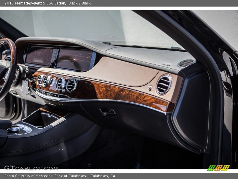 Black / Black 2015 Mercedes-Benz S 550 Sedan