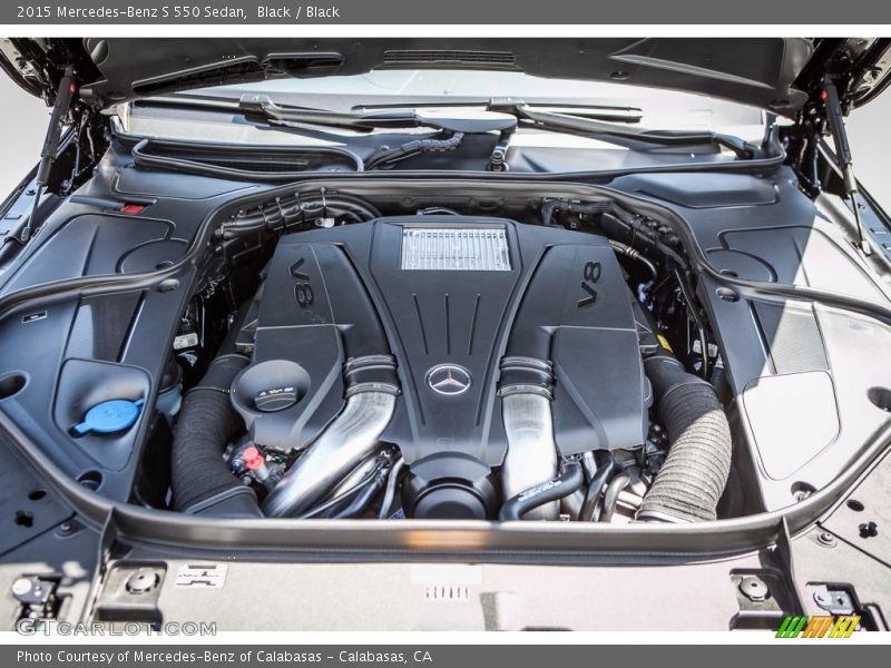 Black / Black 2015 Mercedes-Benz S 550 Sedan
