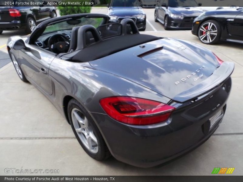Agate Grey Metallic / Black 2014 Porsche Boxster