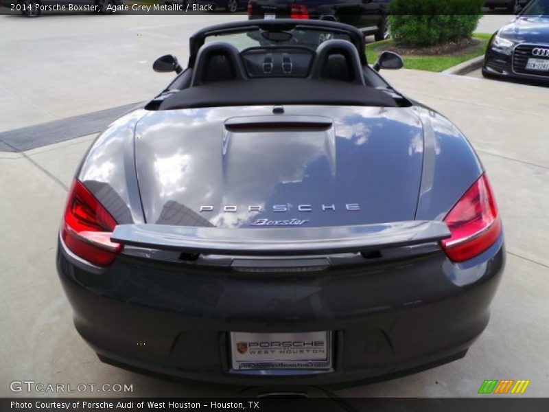 Agate Grey Metallic / Black 2014 Porsche Boxster